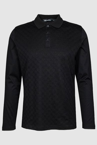 ΜΠΛΟΥΖΑ POLO KARL LAGERFELD - 990 ΜΑΥΡΟ
